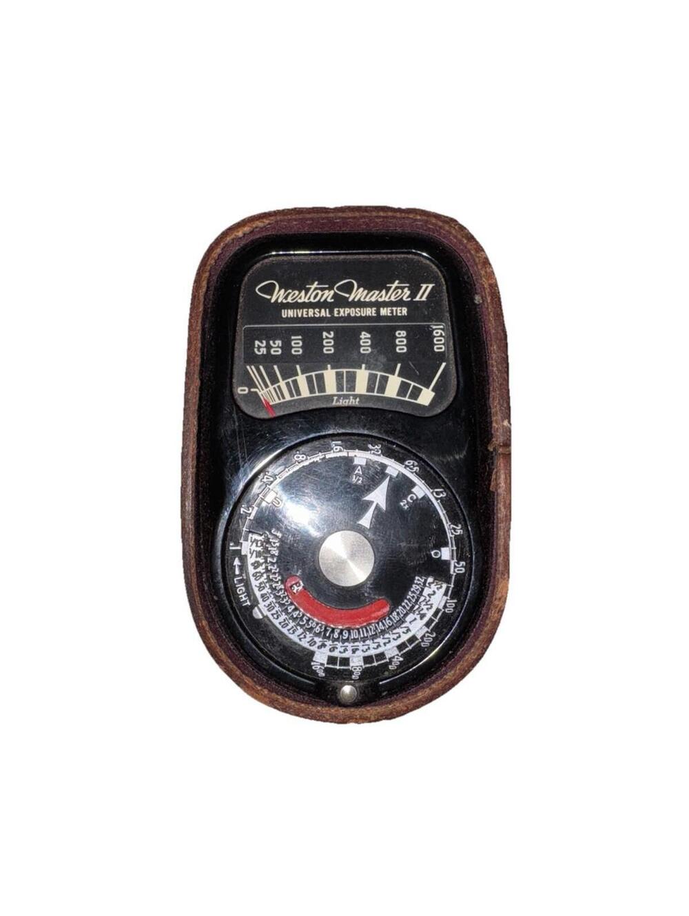 Weston Master II Universal Exposure Meter with Leather Case